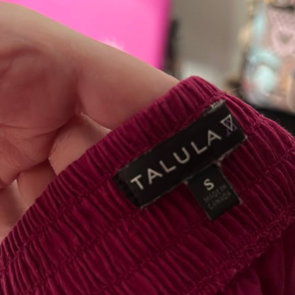 Talula skirt pink pockets elastic waist flowy y2k vintage aritzia summer beach - Picture 3 of 5